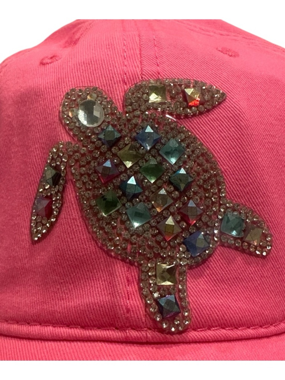 Alabama Girl Pink Rhinestone Turtle Baseball Cap - Picture 4 of 6